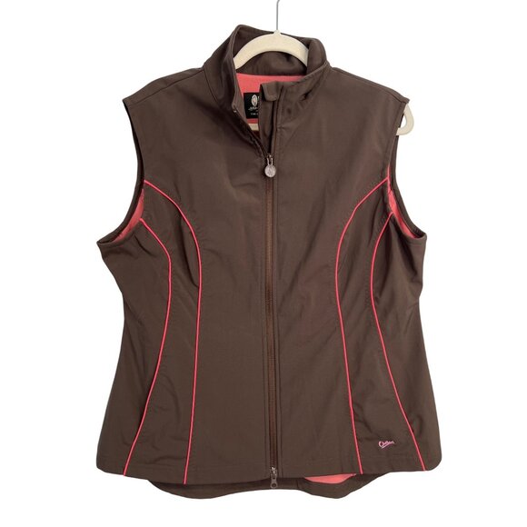 Outback Trading Company Full Zip Double Point Vest Size XL Lined Hiking Outdoor - Picture 1 of 6